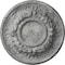Ekena Millwork Odessa Ceiling Medallion (Fits Canopies up to 2 1/2"), 7 1/2"OD x 1 1/8"P, Ultra Pure White Crackle CM07ODUWC - alternate 1
